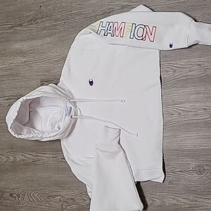 Champion Reverse Weave Cropped Hoodie Size XL Womens